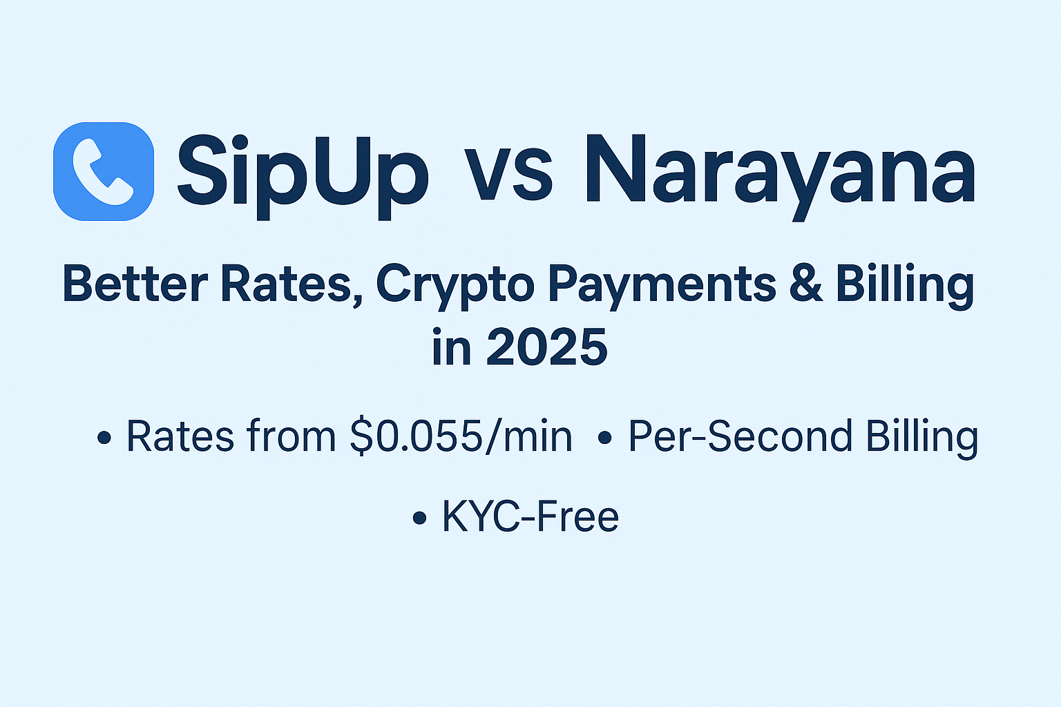 SIPeasy vs Narayana: VoIP Pricing, Billing, and Freedom Compared in 2025