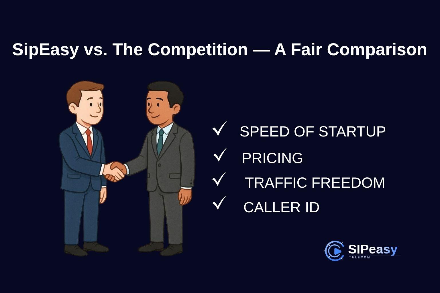 SIPeasy vs. The Competition — A Fair Comparison